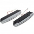 Universal branca 8-LED diurna nevoeiro luzes para carro (par)