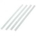 Resplandecente cristal decoração adesivo para veículos - branco (4-Pack)