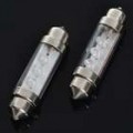 41 milímetros Blue LED 3 placa Dome lâmpadas - par (DC 12V)