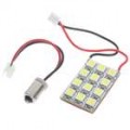 PCB35 * 23 mm 12-SMD LED carro telhado branco lâmpada - branco (DC 12V)