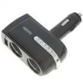 1 a 2 isqueiro Power Splitter com saída USB (DC12/24V)