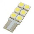 F106 1.25W 6 x 5050 SMD LED Car branco 125-lúmen lâmpada (DC 12V)