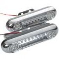 Universal 2W branco 28-LED 84-Lumen dia luzes de estrada para automóveis (DC 12V/par)