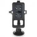 Plástico carro girador Monte titular com xícara de sucção para Nokia N8 - preto