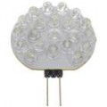 G4 1W 95-Lumen 6500K 21-LED Dome Branco lâmpada (DC 12V)