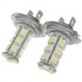 H7 4W 18-SMD LED 6500K 216-Lumen branco nevoeiro luzes para carro (par/DC 12V)