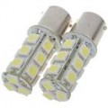 1156 4W 18-SMD levou 216-Lumen 6500K freio/Backup lâmpadas brancas (par/DC 12V)