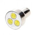 1.5 W LED 3 veículo virando sinal bulbo (12VDC S25-BAY15S 2 pinosos branco)