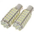 1156 5W 102-SMD levou 450-Lumen 6500K freio/Backup lâmpadas brancas (par/DC 12V)