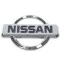 Nissan logotipo estilo liga carro adesivo - pequeno