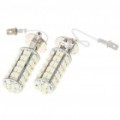 H3 3.5W 6500K 310-lúmen 68 x 3528 SMD LED branco nevoeiro luzes para carro (par/DC 12V)