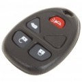 Substituição 4 botões Transponder inteligente chave Casing para Buick primeira terra