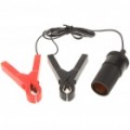Grampo de bateria/Clip jacaré para adaptador de tomada de isqueiro do carro (12V)