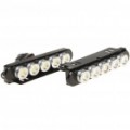 Auto Car 5x1W 90LM lúmen branco LED Daytime Running Light (Pack de 2 peças)