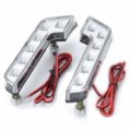 Universal 12W branco dia 12-LED dirigindo acende para carro (par)