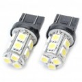 T20 2,6 com 130LM 13 x 5050 SMD LED branco luz carro freio/torneamento/Reverse lâmpadas (par)