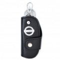 Bolsa de couro protecção do veículo Logo PU para carro Smart Key - Nissan