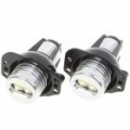 6W lâmpada Angel Eyes branco para i/135I/M3/M6/E60 ~ 90 série - par (8 ~ 30V)