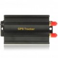 Portátil multifuncional SMS/GPRS/GPS veículo Tracker - preto