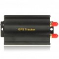 Portátil multifuncional SMS/GPRS/GPS veículo Tracker - preto