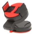 Suporte de montagem do carro pára-brisa giro c / copo de sucção para iPhone 4 - preto + vermelho