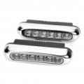 0.6W lúmen 45LM 12-branco luz Daytime Running lâmpadas LED para carro (par/DC 12V)