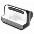 1500MAh portátil externo bateria Docking Station para iPhone / iPod / iPad - preto