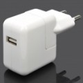 Carregador de adaptador de energia 10W USB AC c / cabo de carregamento para iPad - branca (AC 100 ~ 240V / EU Plug)