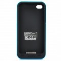 2000mAh externo bateria Back Case para iPhone 4 / 4S - Blue