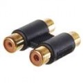 Adaptador 2 RCA para 2 RCA Fêmea